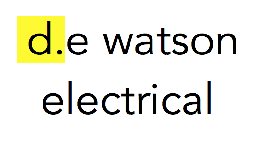 d.e.watson electrical